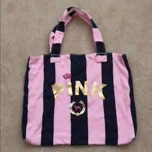 VS PINK Striped bag
